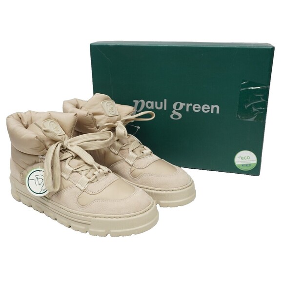 Paul Green Shoes - 🔥PAUL GREEN Lace Up Bootie w/ Merino Warm Lining, Beige 9US/40EU, NEW MSRP$203